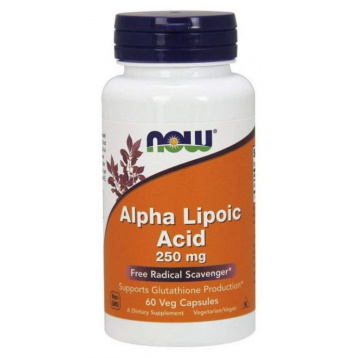 Alpha Lipoic Acid 250 mg   (NOW) - описание, отзывы, цена. Выбрать и купить Alpha Lipoic Acid 250 mg   в магазине "Железный аргумент" (Нижневартовск)